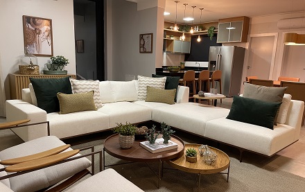 Casa de praia com elegância e aconchego